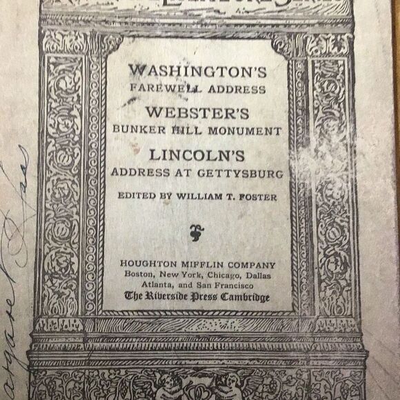 Vintage pair of riverside literatures, Abraham Lincoln, 190 and 133 - Picture 2 of 6